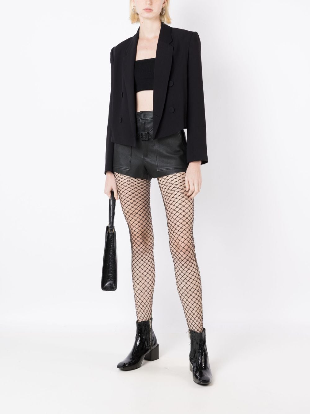 Nk Cropped blazer - Zwart