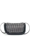 JW Anderson Bumper-12 Hotfix denim crossbody bag - Black