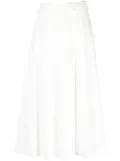 Fabiana Filippi belted midi skirt - White