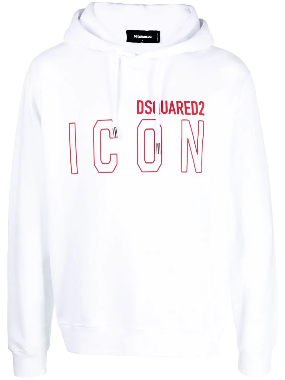 

Dsquared2 hoodie con logo estampado - Blanco