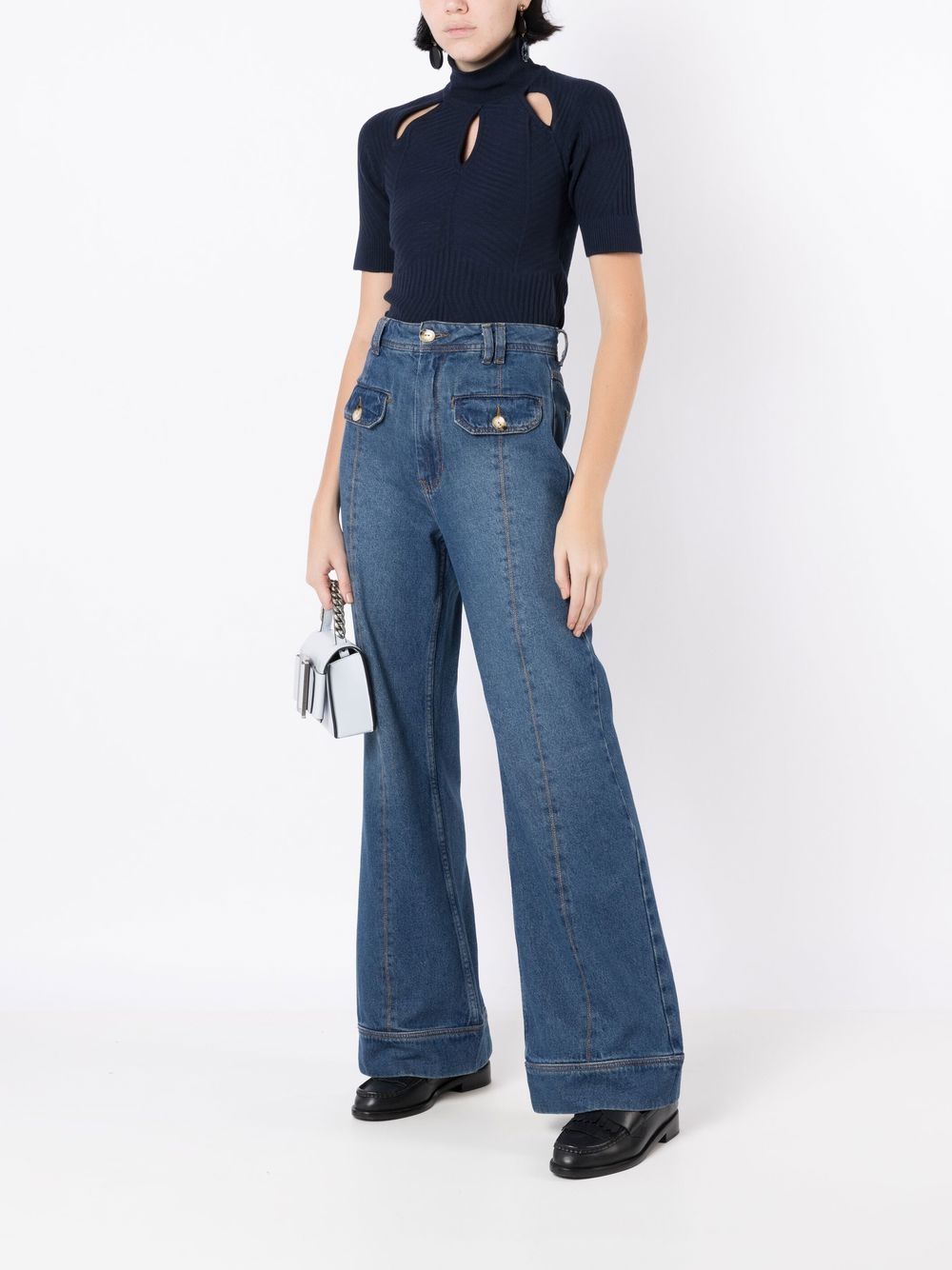 Nk High waist jeans - Blauw