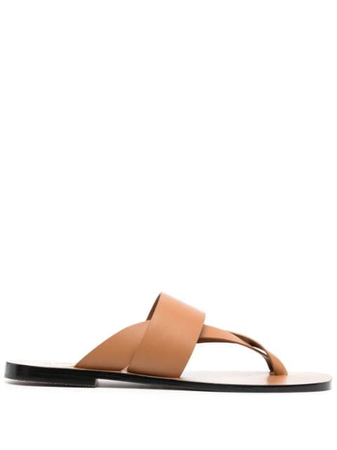 A.EMERY Silba cross-toe leather sandals