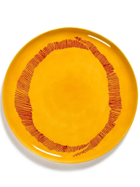 Serax x Feast Swirly Stripe ceramic plate