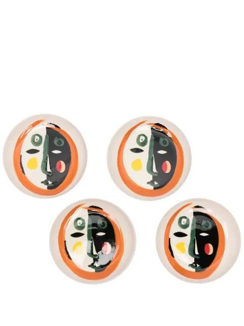 Serax Feast Face 1 extra small plate (set of 4)
