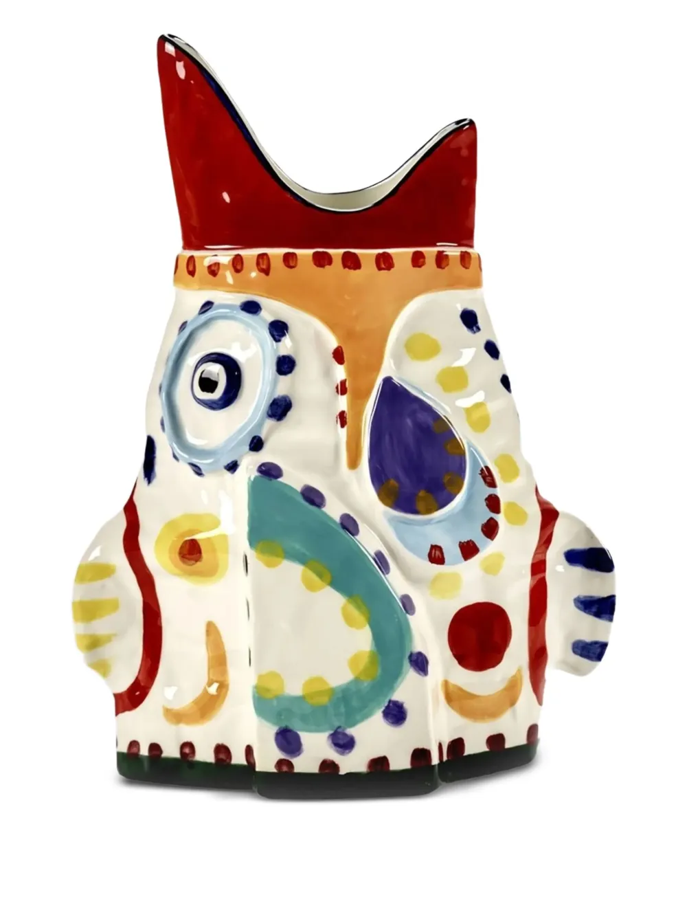 Serax Sicily 3D painted vase | White | Image 1