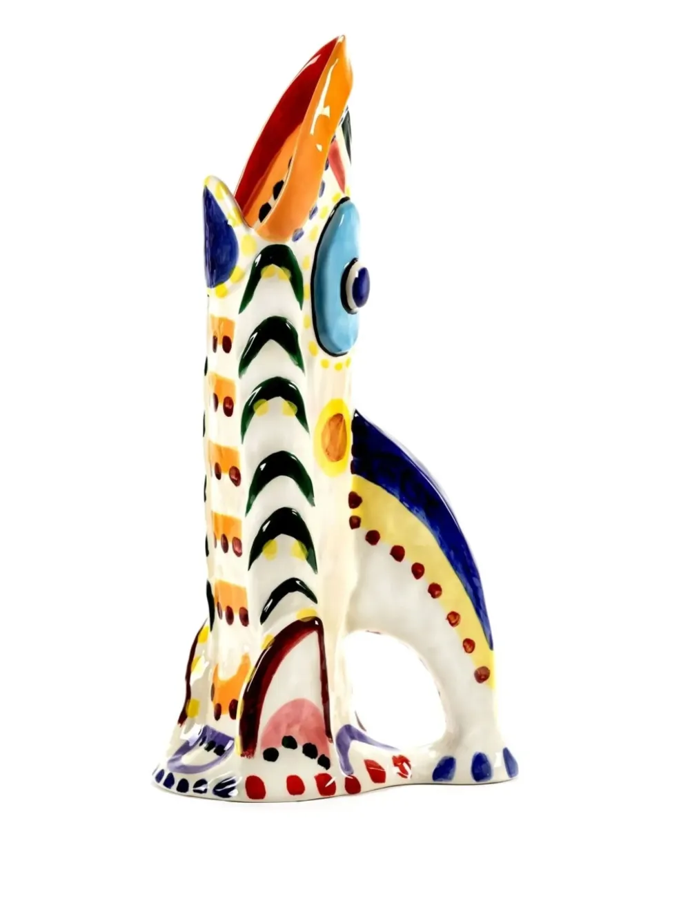  Serax Sicily 3d Painted Vase - White 