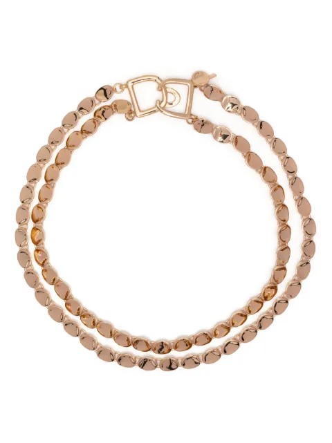 Kenneth Jay Lane layered disc necklace