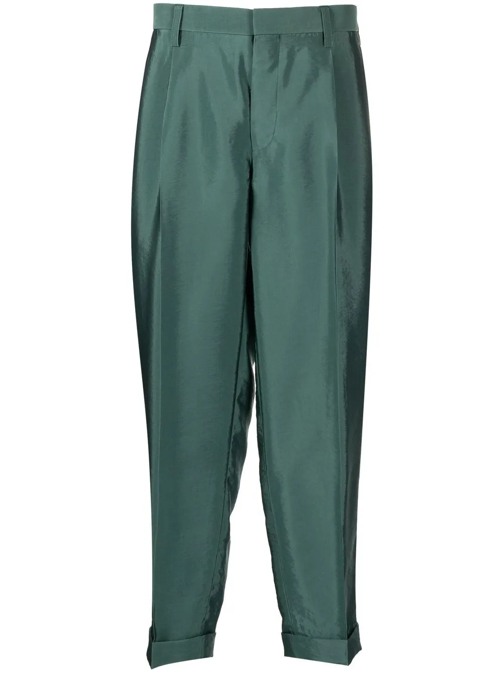 

Kolor cropped tapered-leg suit trousers - Green