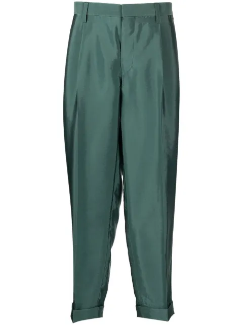Kolor cropped tapered-leg suit trousers
