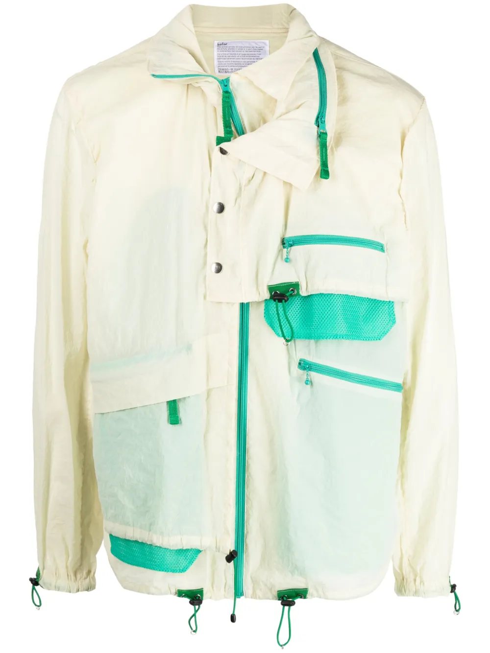 Kolor semi-sheer bomber jacket