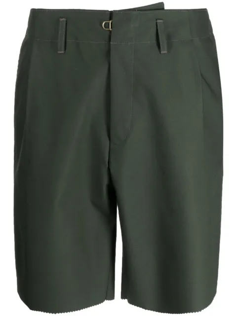 Kolor pleated wide-leg tailored shorts 