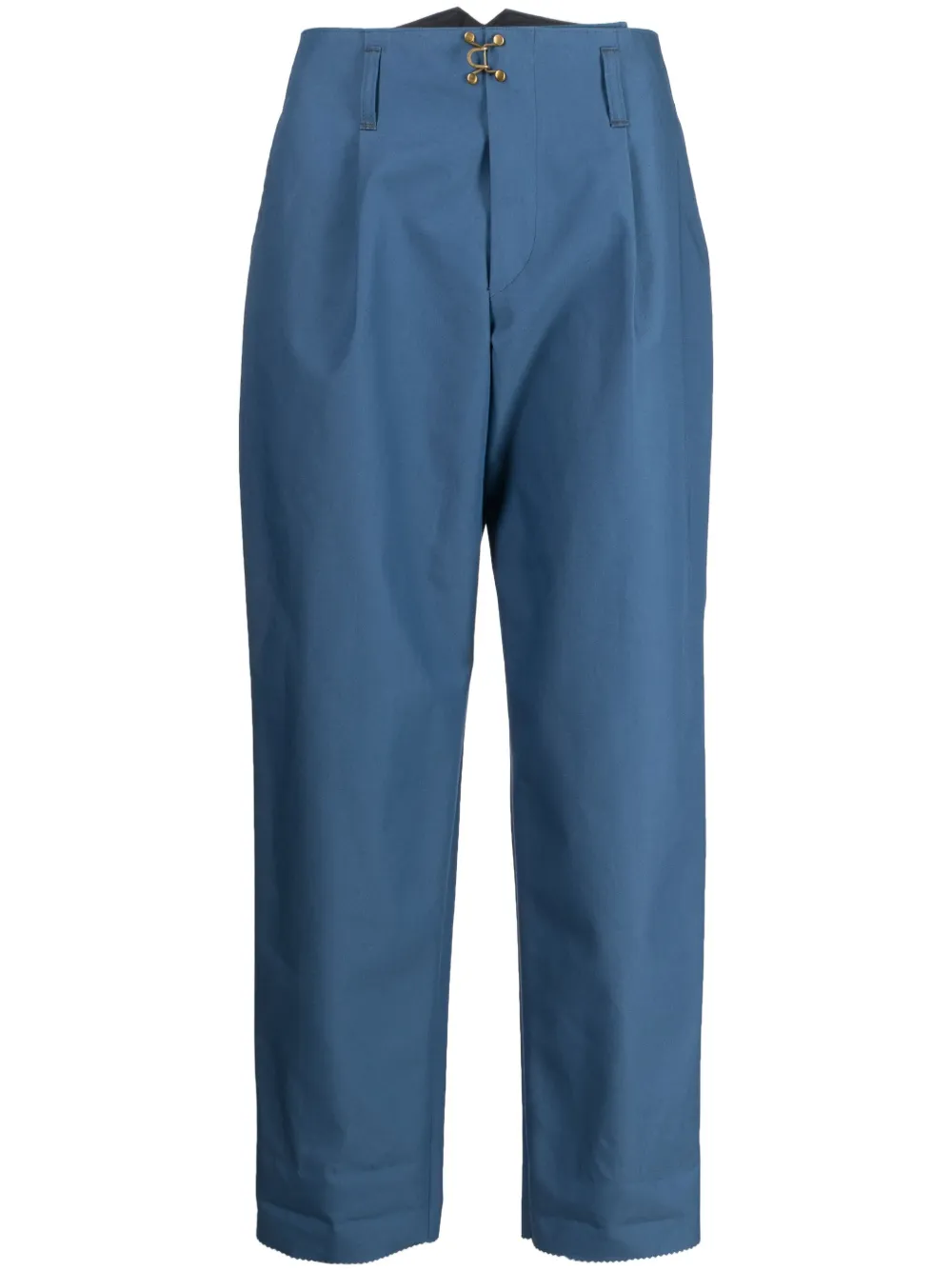 Kolor hook-fastening cropped trousers