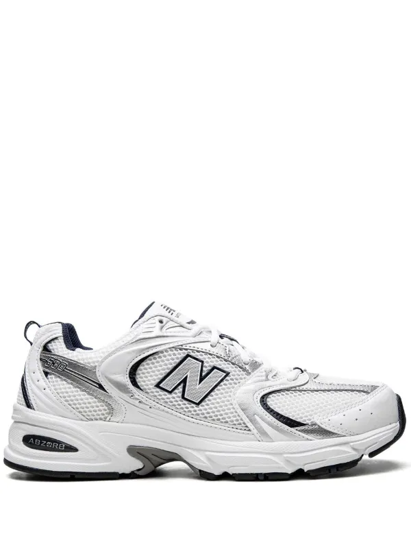 New Balance 530 White Running Shoes Sneakers White Silver MR530SG