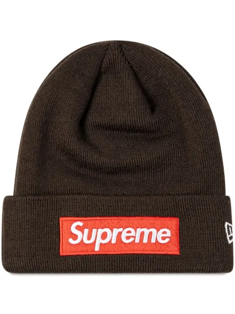 Supreme x New Era box-logo beanie