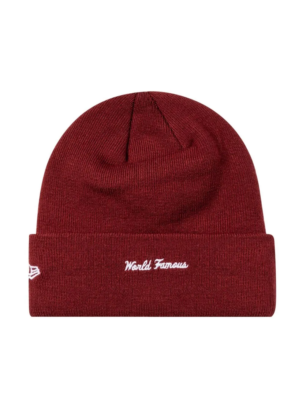 Shop Supreme X New Era Box Logo Beanie In Red