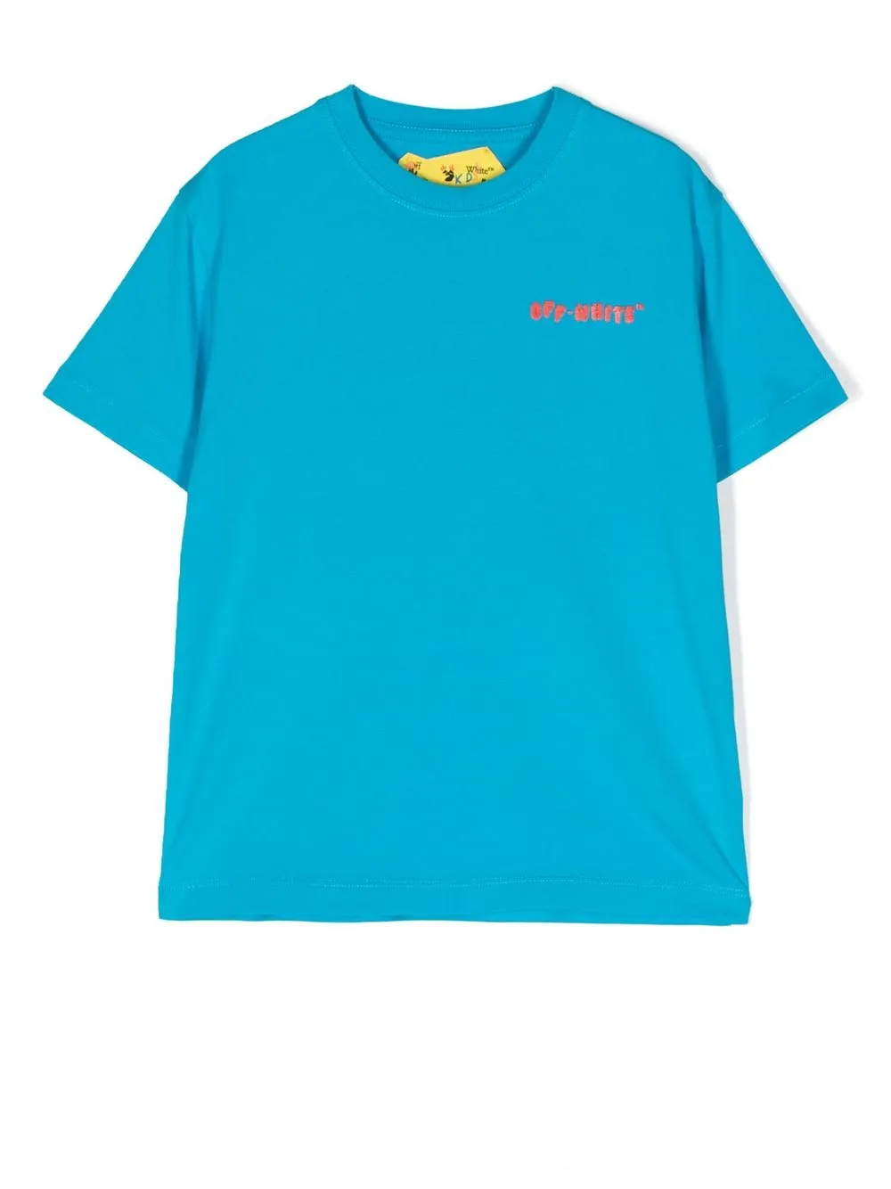 

Off-White Kids logo-print cotton T-shirt - Blue