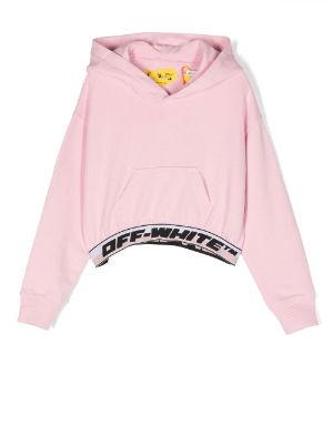 Off white outlet pink rose hoodie