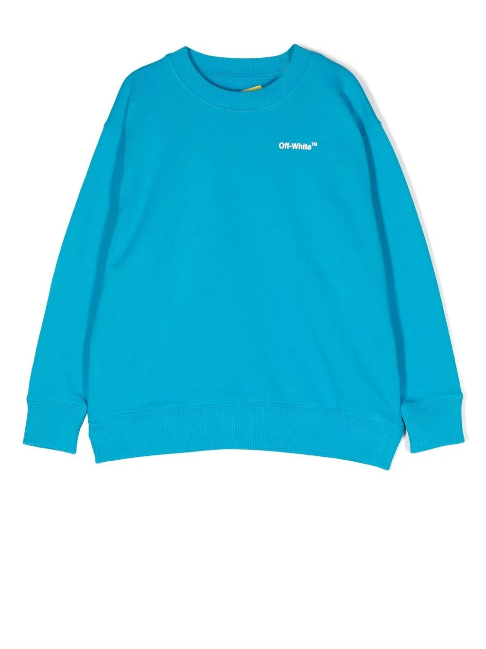 

Off-White Kids logo-print cotton sweatshirt - Blue