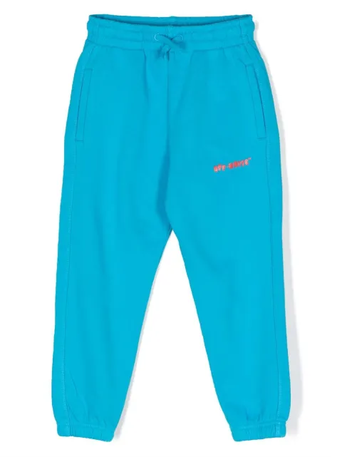 Off-White Kids pantalon de jogging à rayures Diag