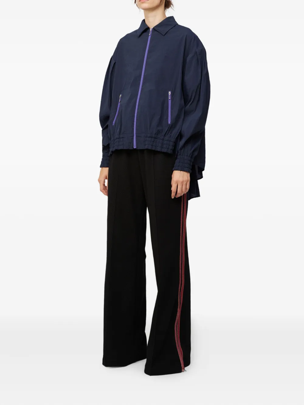 Kolor Broek met trekkoord - Zwart