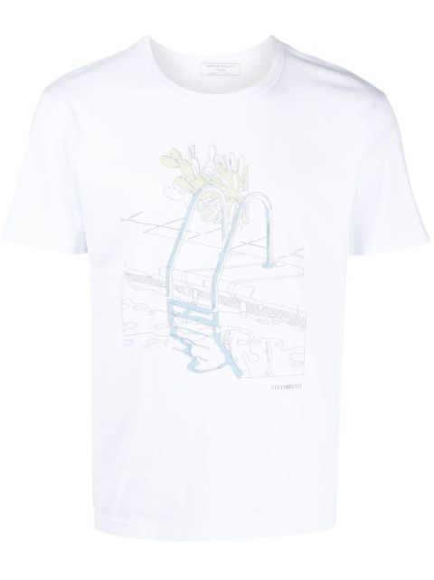 Société Anonyme T-Shirt mit Pool-Print