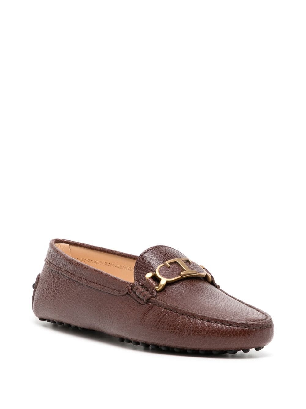 Image 2 of Tod's T-logo leather loafers
