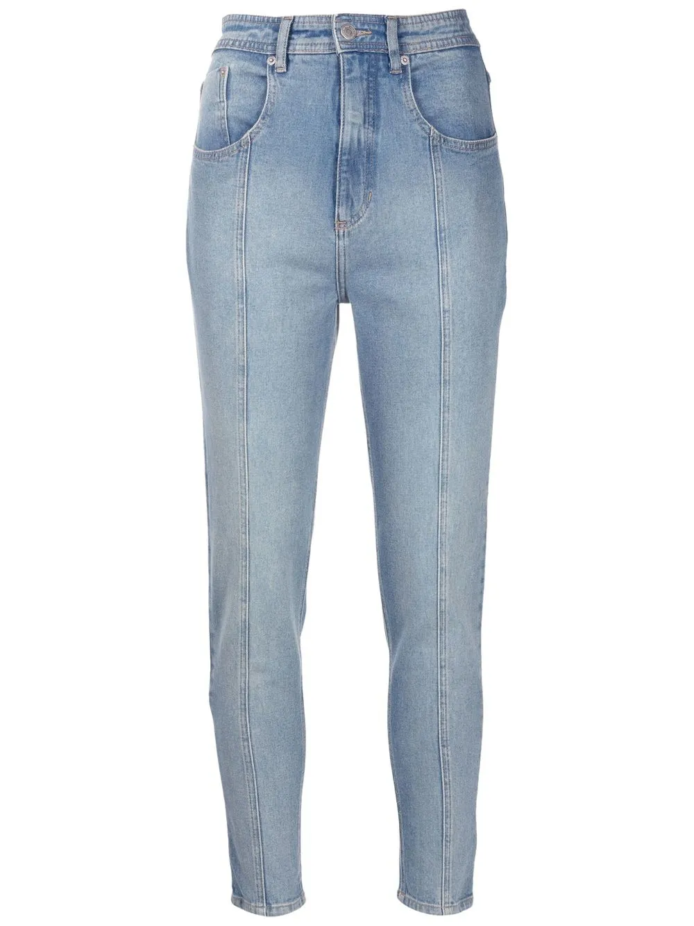 Nk Blaine High-waisted Skinny Jeans In Blue