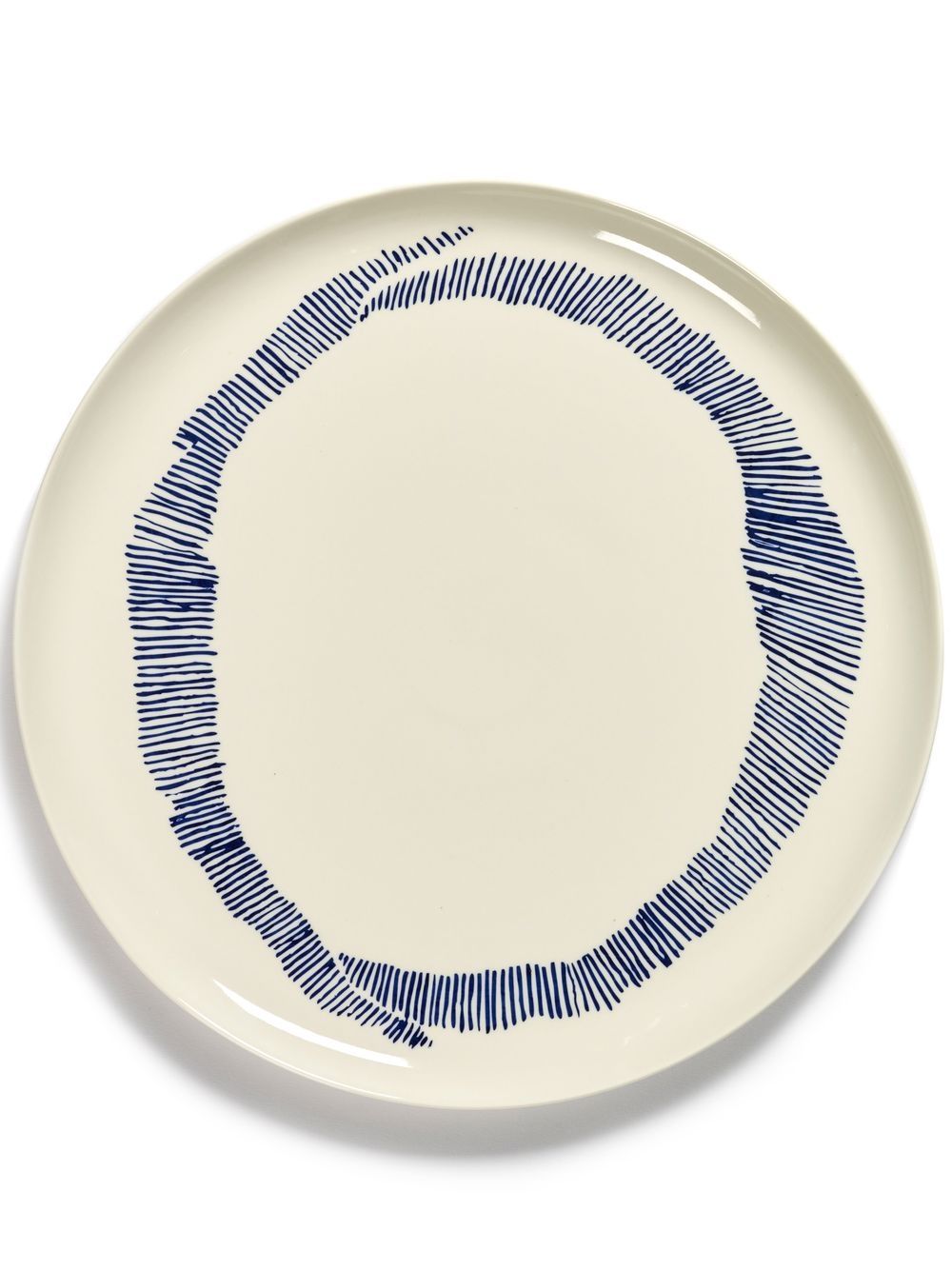 Serax X Feast Serving Plate In Weiss