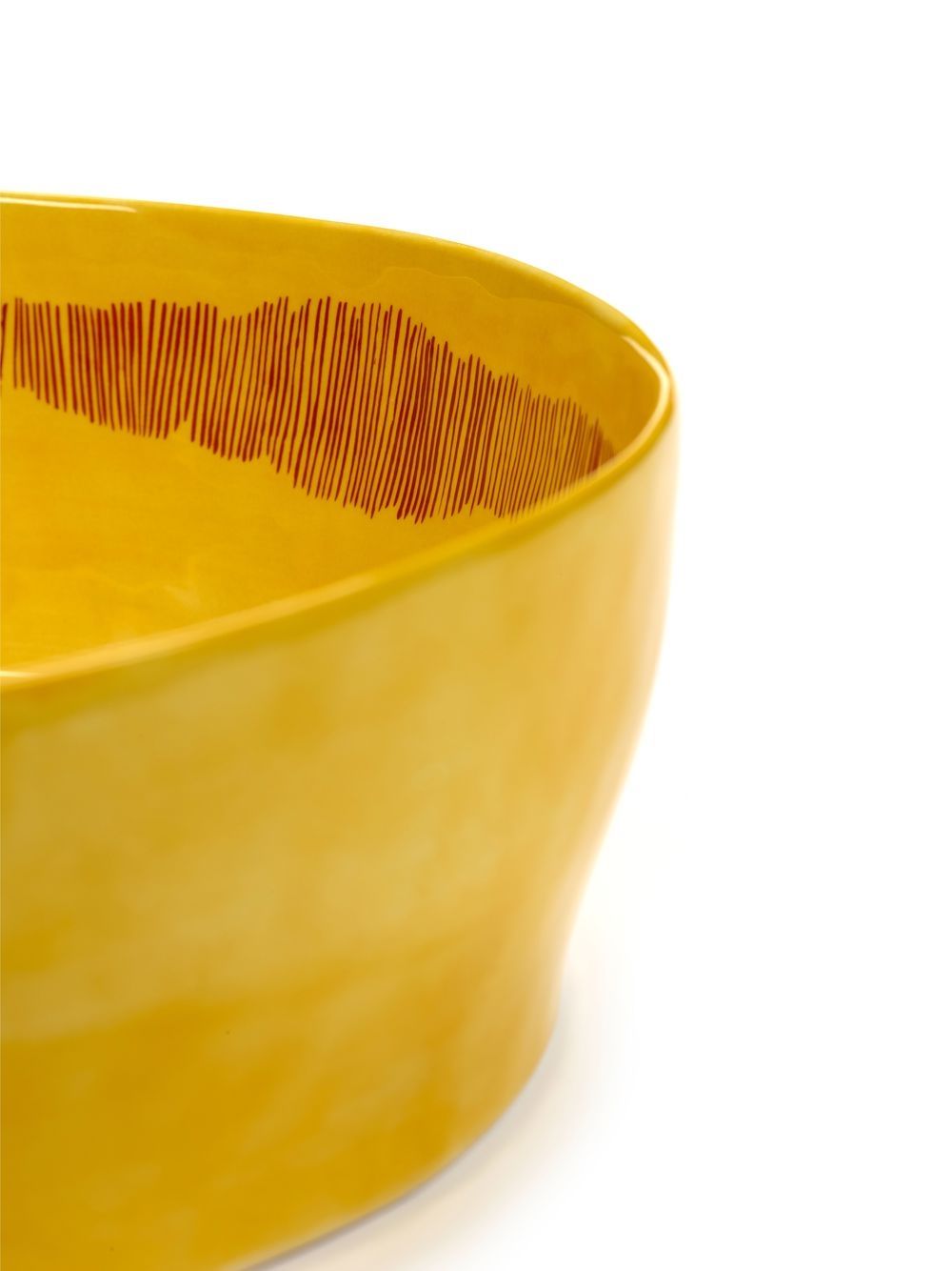 Shop Serax X Feast Ceramic Salad Bowl In Gelb