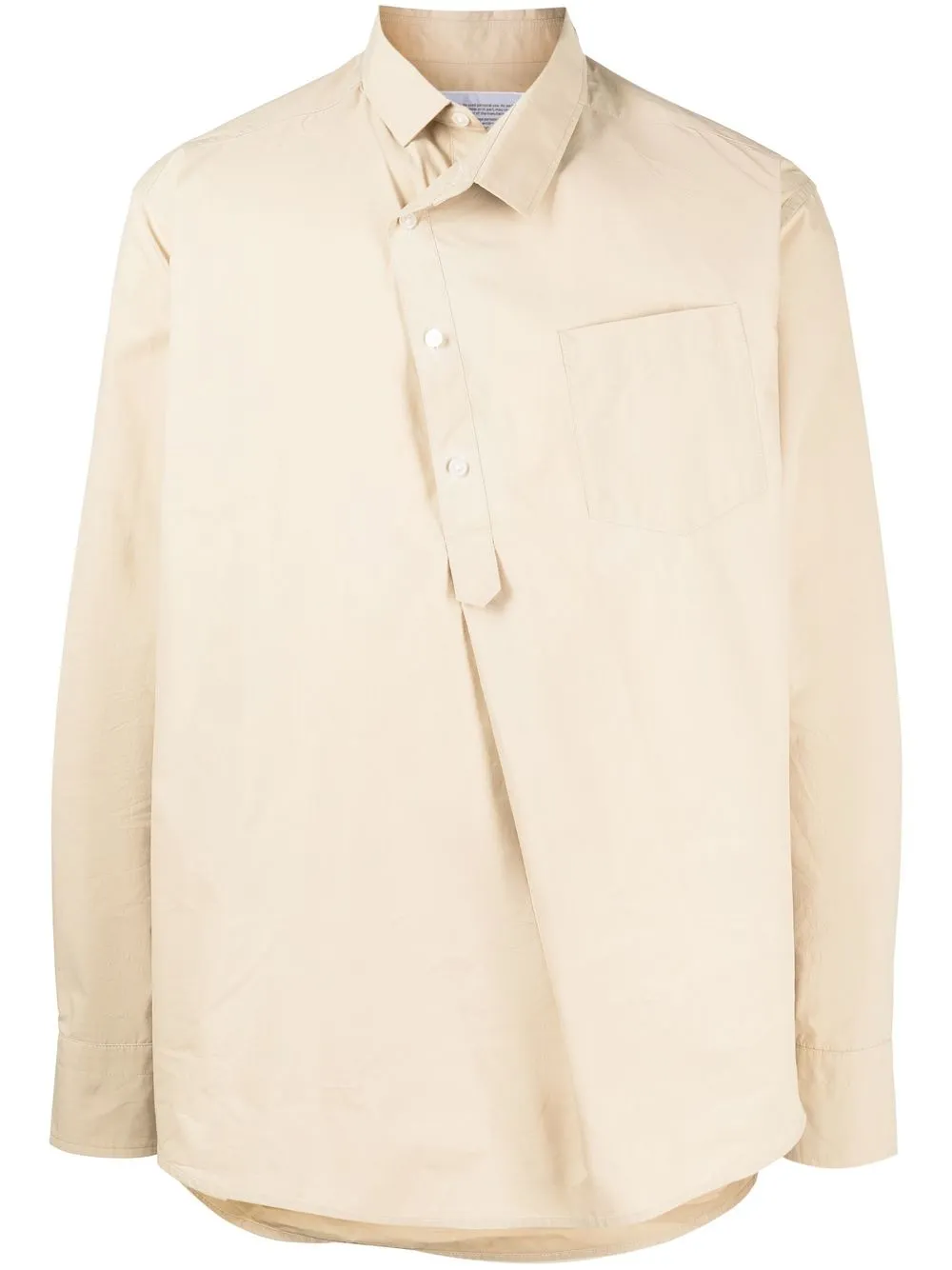 Kolor panelled straight-leg shorts - Neutrals