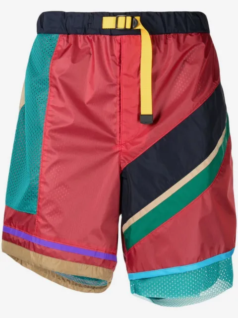 Kolor short de sport à design patchwork