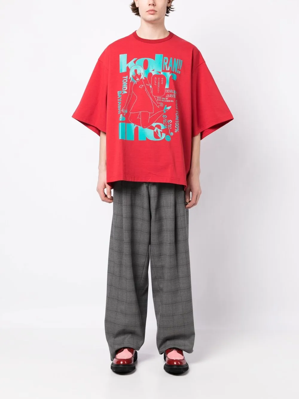 Kolor Broek met wijde pijpen - Grijs
