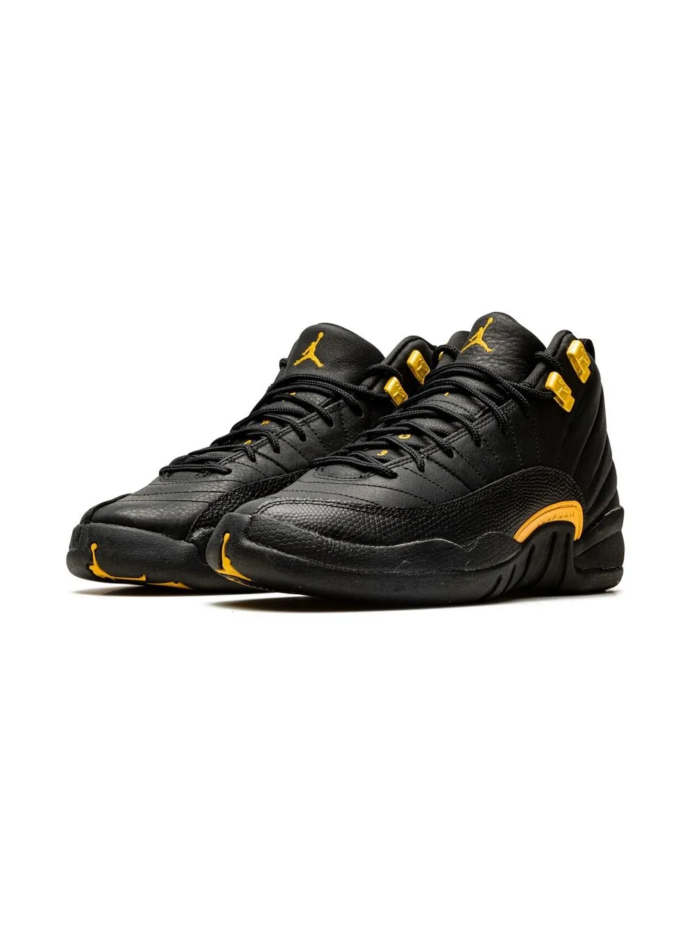 Shop Jordan Air  12 "black Taxi" Sneakers