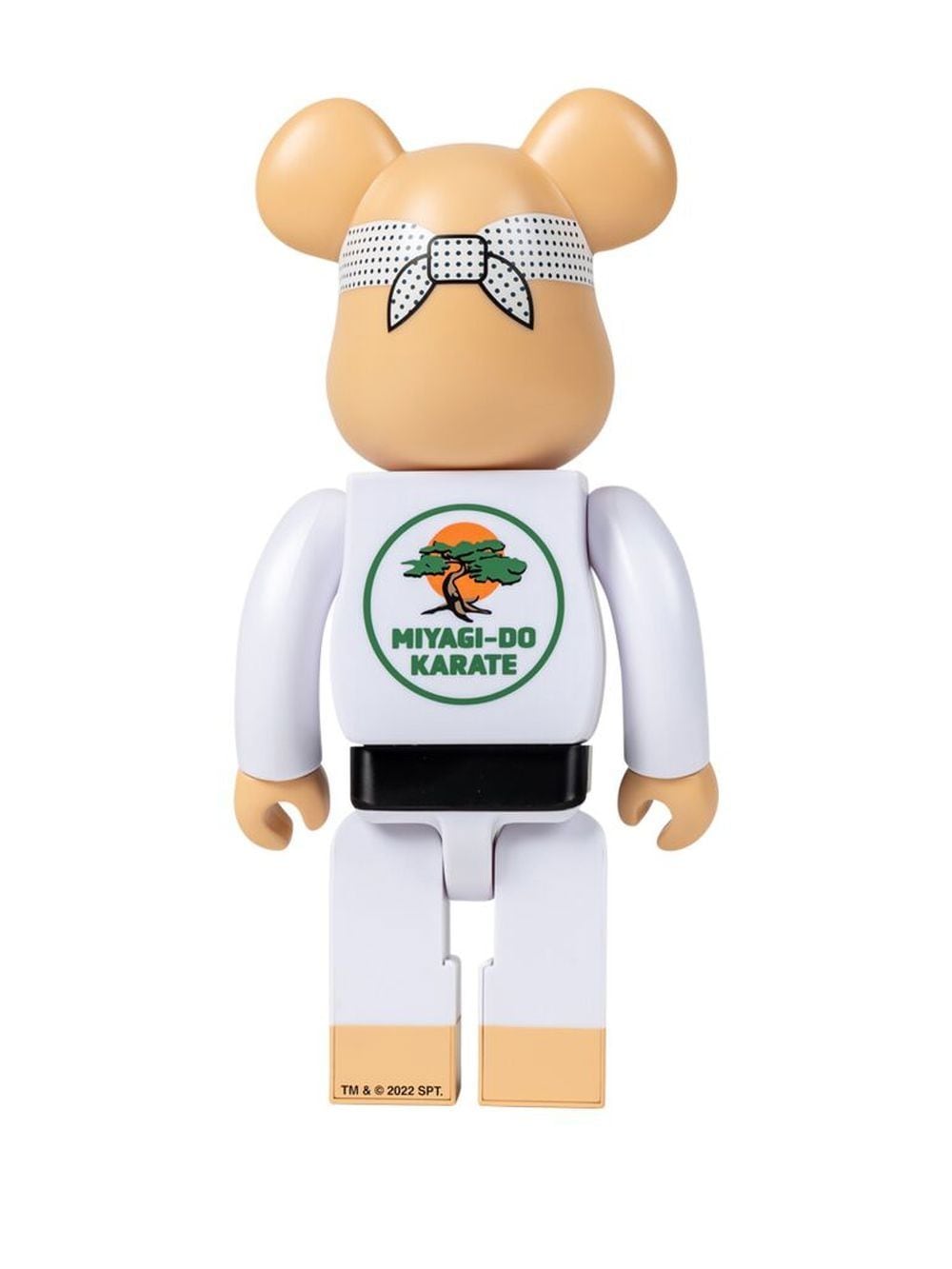 Shop Medicom Toy Cobra Kai Miyagi-do Karate Be@rbrick Figure In Neutrals