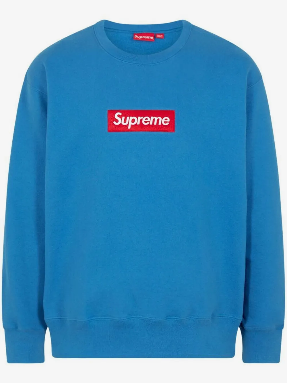 Supreme Sweatshirt mit Logo-Patch | Blau | Image 1
