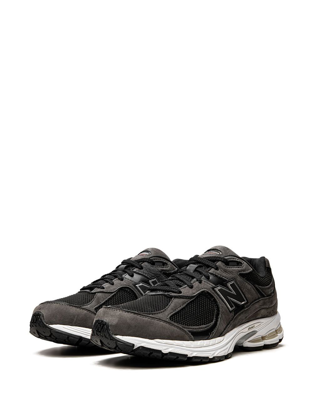 Shop New Balance 2002 "dark Grey" Sneakers In Black