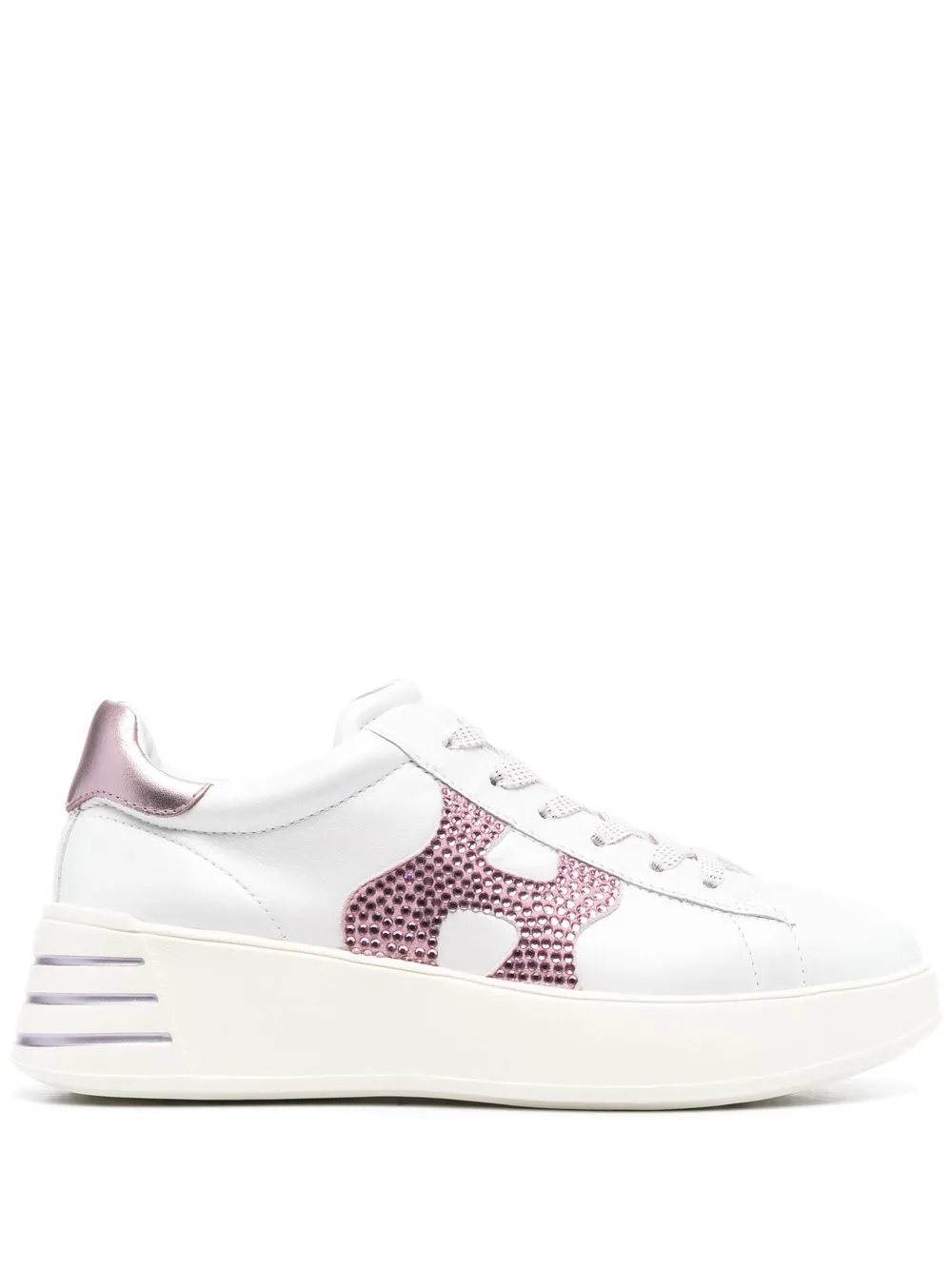 

Hogan side logo-patch low-top sneakers - White