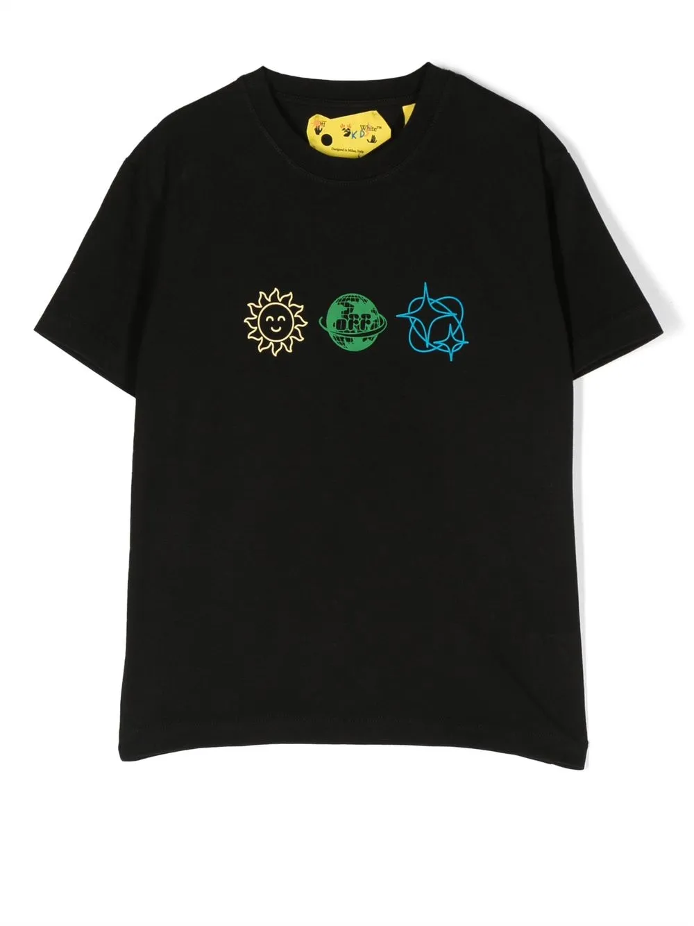 

Off-White Kids graphic-print cotton T-shirt - Black