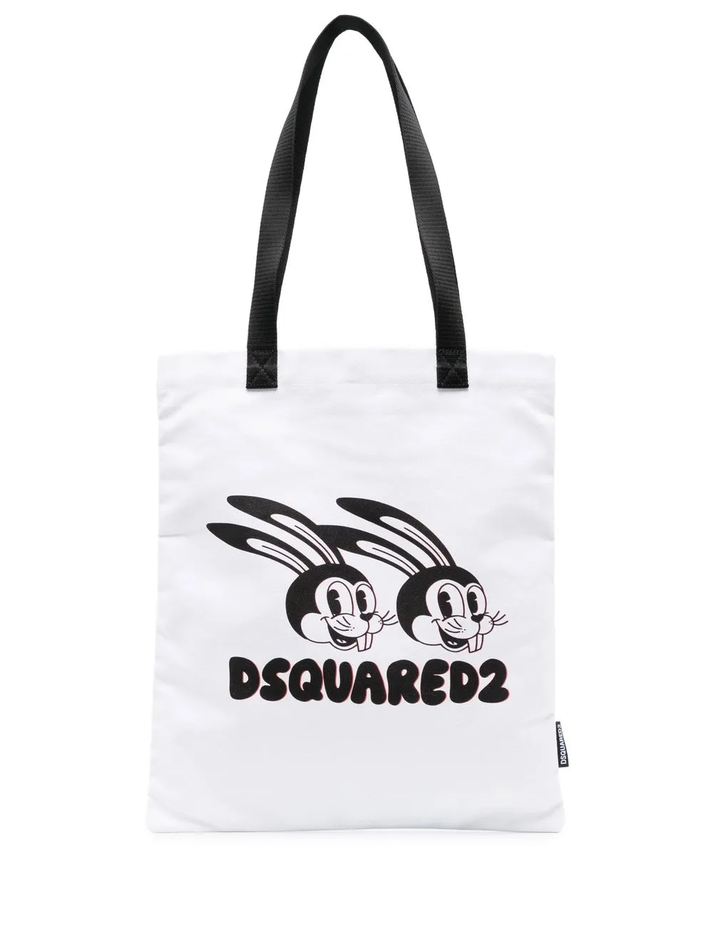 

Dsquared2 rabbit-print tote bag - White