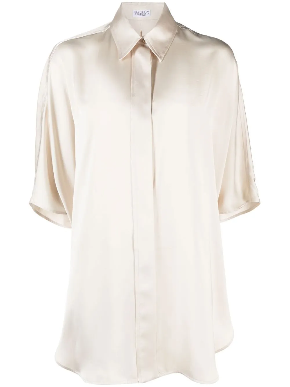 

Brunello Cucinelli short-sleeve shirt - Neutrals