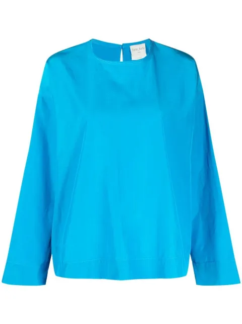Forte Forte boxy long-sleeve blouse