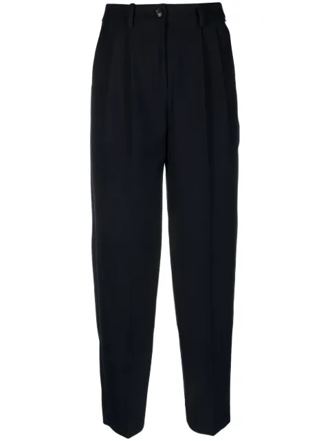 Tommy Hilfiger pleated tapered wide-leg trousers