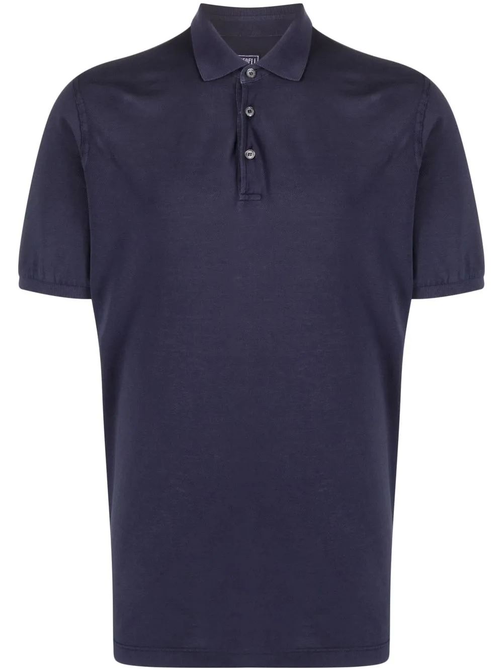 

Fedeli short-sleeve polo shirt - Blue