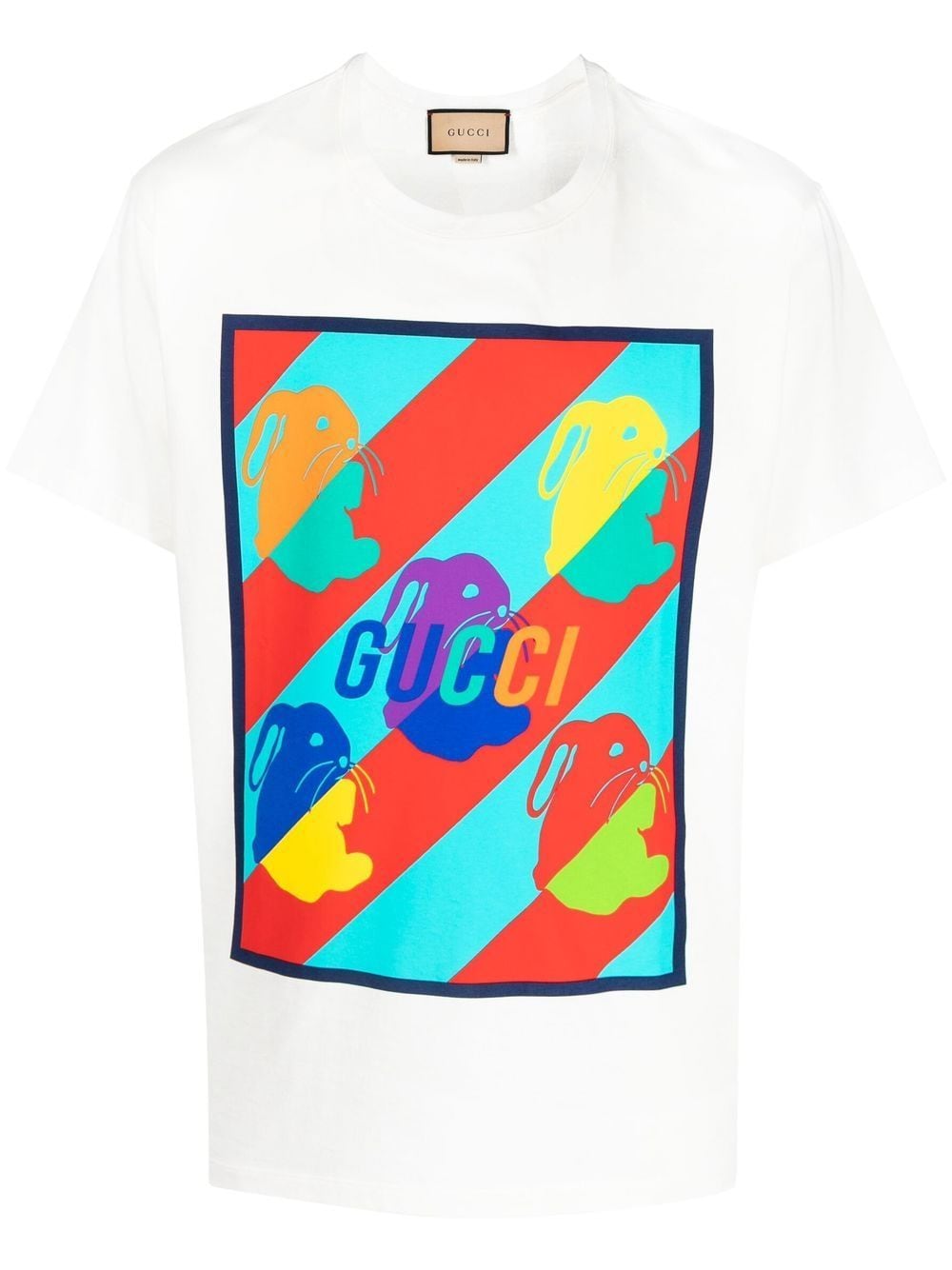 Gucci Rabbit logo-print T-shirt - Farfetch