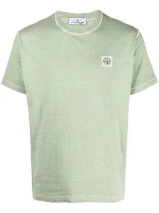 Stone island t shirt clearance with badge