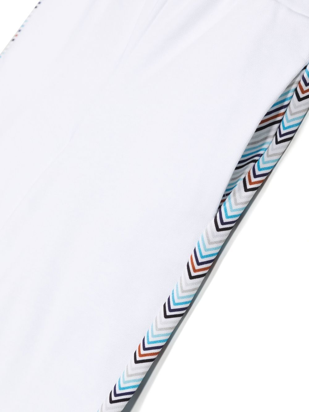 Shop Missoni Striped Track Pants In White