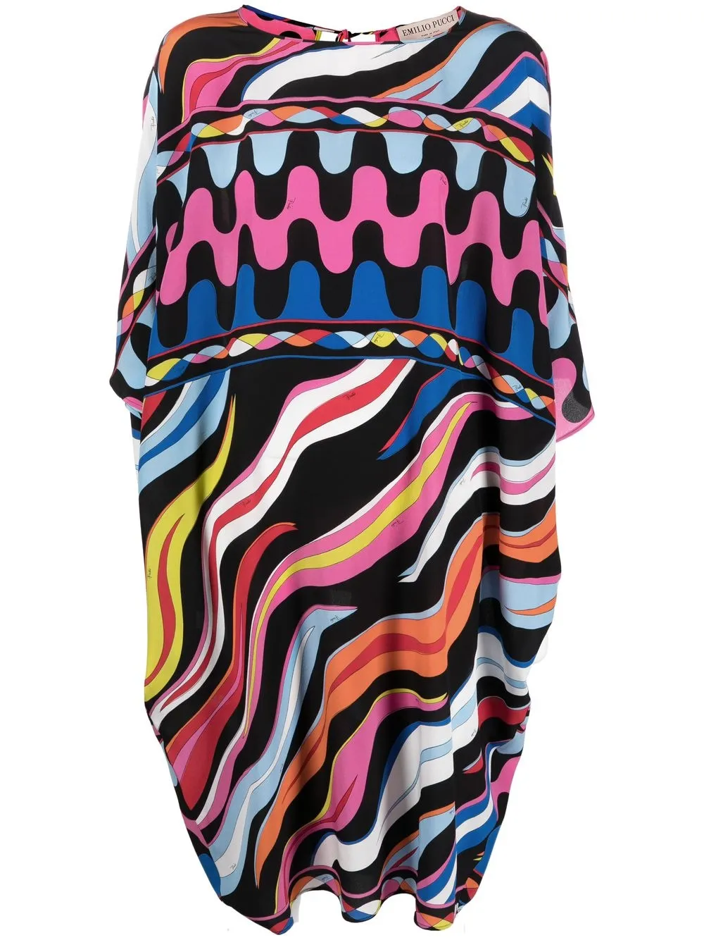 

PUCCI abstract-print silk dress - Black