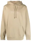 Daily Paper logo-print cotton hoodie - Neutrals