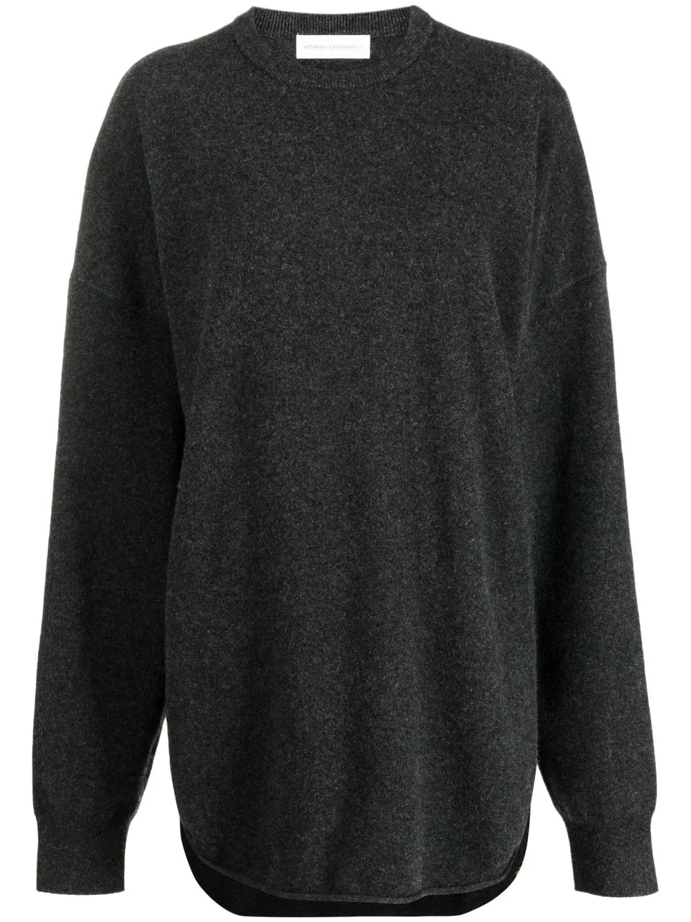 

extreme cashmere round-neck long-sleeve jumper - Black