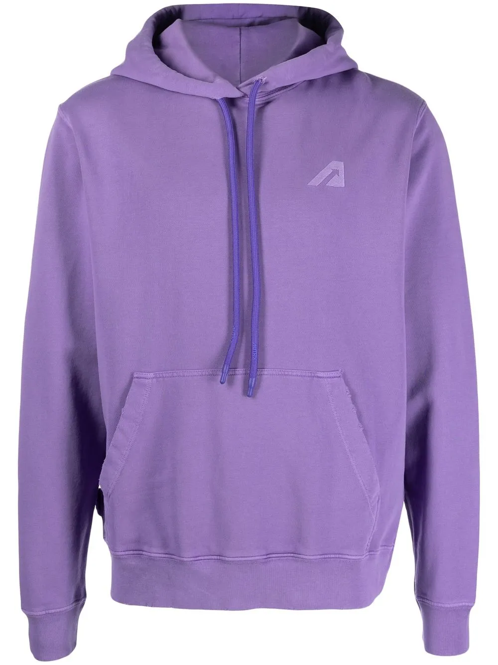 

Autry logo-embroidered drawstring hoodie - Purple